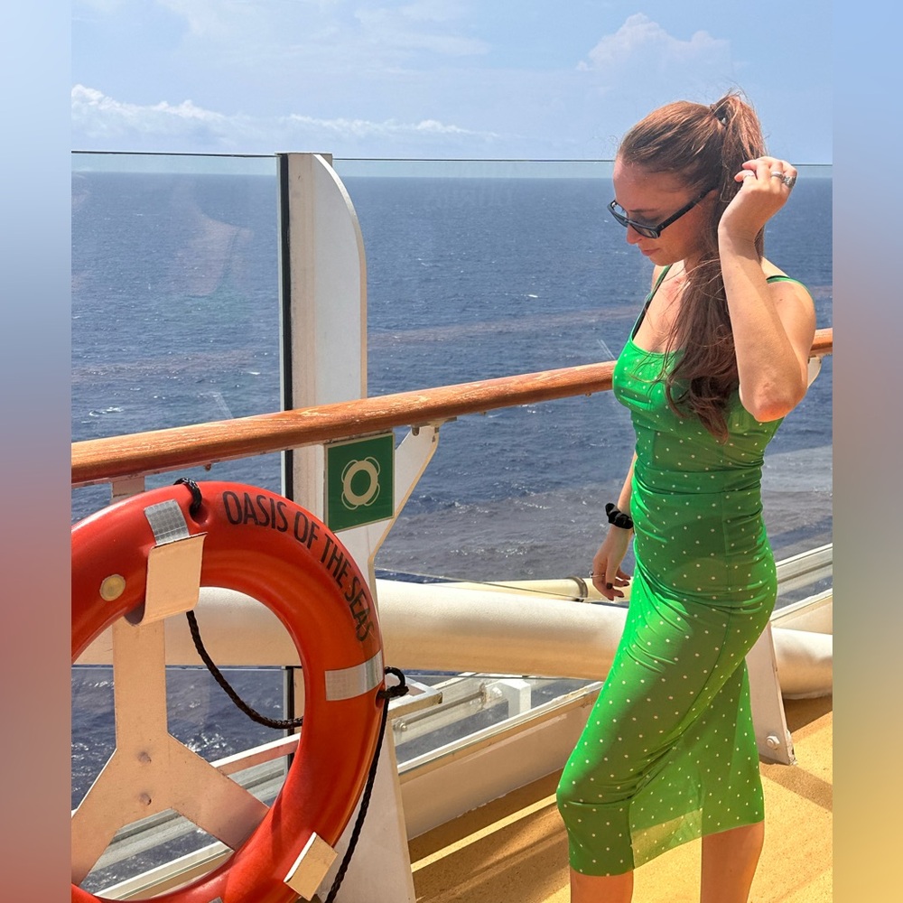 WeWoreWhat Green Sheer Swim Coverup